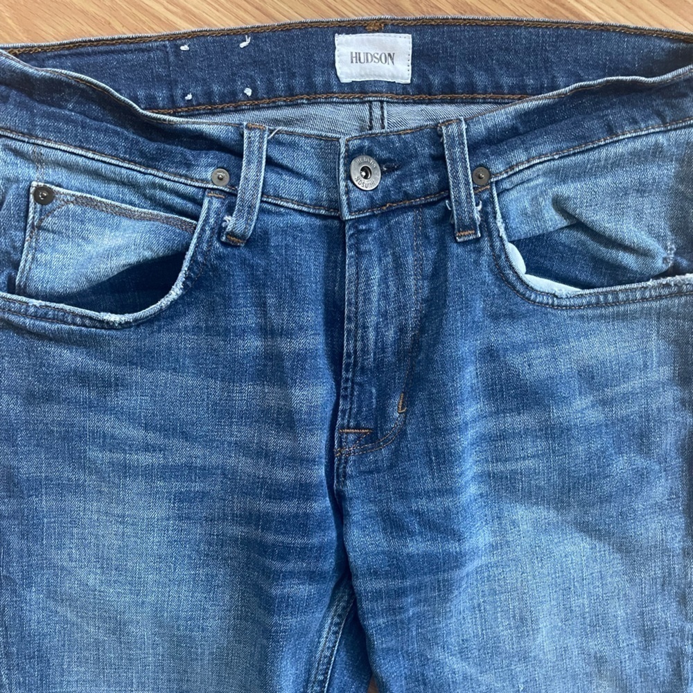Hudson Jeans Blue Straight-Leg Classic - Picture 3 of 10